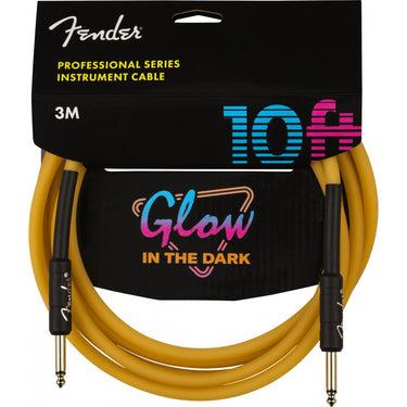 Cable Fender Para Guitarra Glow In Dark Orange 3 Metros 0990810113